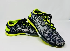 SCARPE NIKE FREE TR CONNECT 2 DA DONNA TAGLIA 8,5 VERDE FLUO STAMPA ANIMALIER INDOOR GU SOLO - Foto 1 di 19