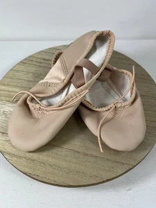 Zapatillas Bailarina Bailarina Ballet Rosa Cuero Talla 10 Niño - Imagen 1 de 9