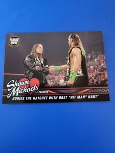 2018 Topps WWE Then Now Forever Shawn Michaels Tribute #35 Bret Hart card - Picture 1 of 1