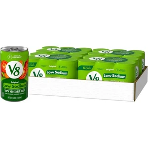 Low Sodium Original 100% Vegetable Juice, 5.5 Fl Oz - 6 Count (Pack of 4) - Picture 1 of 1