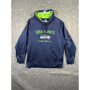 Majestic Seattle Seahawks XL Hoodie Football NFL Pullover Sweatshirt Herren - Bild 1 von 7