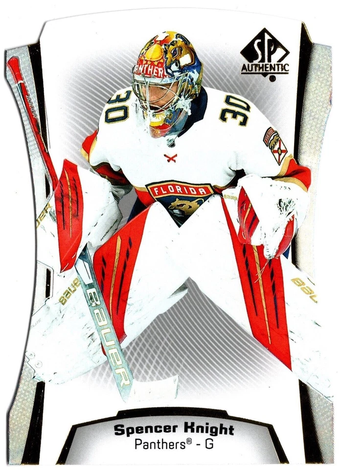 2021-22 Upper Deck SP Authentic Die-Cuts SPENCER KNIGHT #DC-16 Florida UD RC - Image 1 of 1