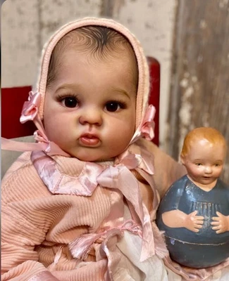 Sold out retired, Reborn Cuddles blank baby doll kit by Bountiful Baby Kit 26"