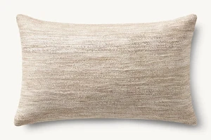 RH HARDWARE Savah handgewebter Wellenkissenbezug - Lendenwirbelsand 13" x 21" Neu mit Etikett 170 $ - Bild 1 von 1