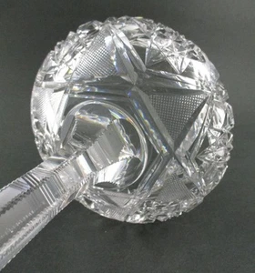ABP 9" tall COMPOTE - Antique American BRILLIANT Period Cut Glass - circa 1900 - Picture 1 of 10