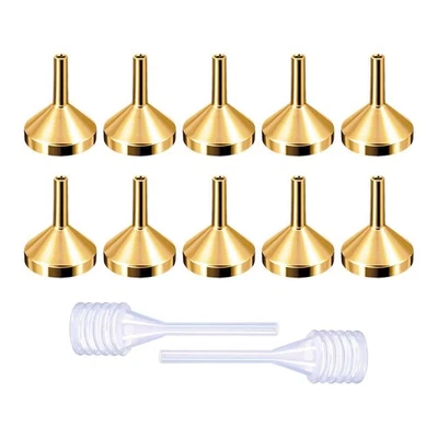 Mini embudo de metal ligero resistente de 10 piezas Foto 1 de 4