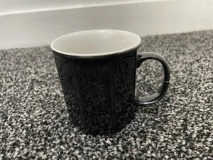 BLACK EIT MUG - OCTAGONAL SHAPE - 8.2 X 9 CM - VGC - Picture 1 of 8