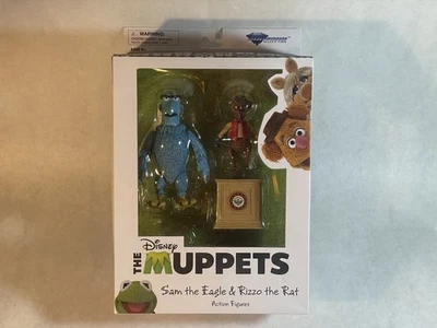 Sam El Águila y Rizzo La Rata Estatuillas Juego de Lujo Diamante Seleccionar Juguetes Nuevo en Caja Foto 1 de 4