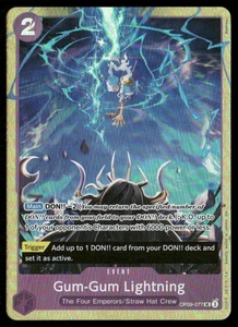 Gum-Gum Lightning  - One Piece Promotion - Mint, Unplayed - OP09-077 - Picture 1 of 2