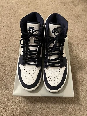 Nike Air Jordan 1 Retro High Og COJP Midnight Navy 2020 para hombre talla 10 DC1788 100 Foto 1 de 4