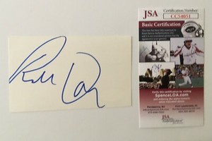 Robert Davi Signed Autographed 3x5 Card JSA Certified Goonies Die Hard Showgirls
