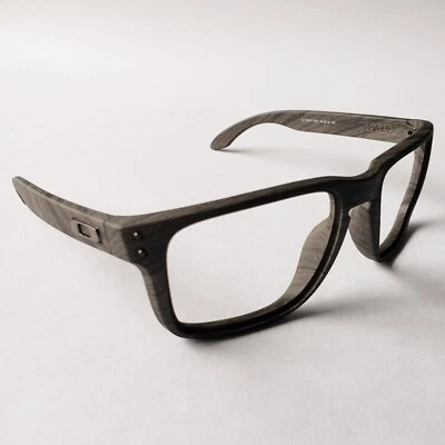 Oakley Holbrook XL Woodgrain Gunmetal Icons Replacement Frame Only Brown OO9417 - Image 1 of 4