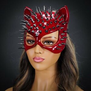  Steampunk Spikes Cat Woman Halloween Masquerade Mask Costume Cosplay Party