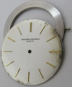 Vacheron Cons. dial champagne color gilt markers poor condition 28 mm fit 1003 - Bild 1 von 4