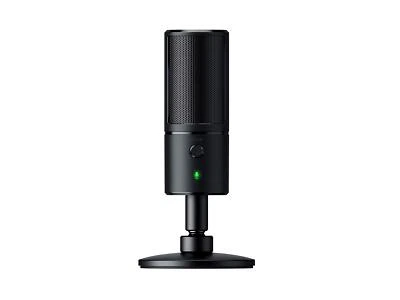 Razer Seiren Emote Wired Condenser Microphone, Black - Image 1 of 4