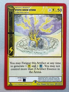 MetaZoo UFO: First Edition Static Snow Stone 029/165 NM/M - Picture 1 of 1