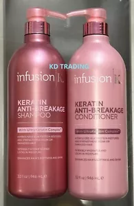2er-Pack ~ Infusion K KERATIN ANTI-BREAKAGE SHAMPOO CONDITIONER Ultra-Keratin-Komplex - Bild 1 von 5