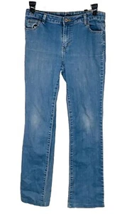 Faded Glory Blue Jeans Boys 16 Regular Medium Wash Demin Adjustable Waist Stretc - Picture 1 of 10