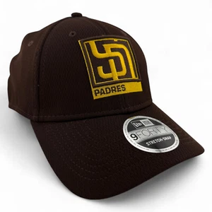 Casquette snapback extensible réglable New Era San Diego Padres MLB logo encadré 9Forty - Photo 1/7