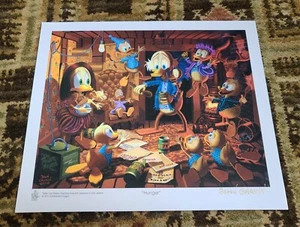 Signed John Garvin "Hunger" 8"x10" Print After Carl Barks Donald Duck Ducktales - Picture 1 of 15