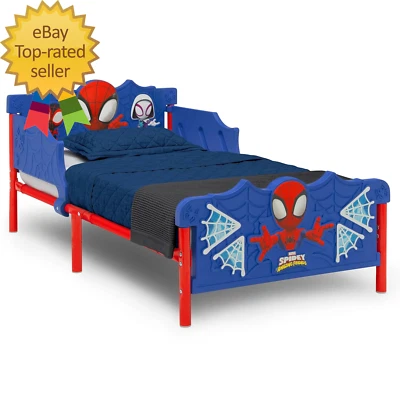 Cama para niños pequeños Spidey and His Amazing Friends 3D, azul Foto 1 de 4