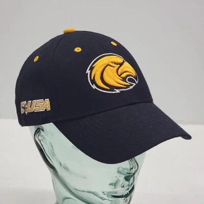 C USA Southern Miss Águilas Doradas Fútbol Bordado Logo Gorra Sombrero Top Mundo Foto 1 de 4