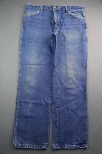 Pantalones de mezclilla recta vintage para hombre Rustler década de 1970 talla 36 cortos (MSR 35x28)  - Imagen 1 de 10