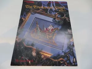 Patrón de punto de cruz EL TRINEO ENCANTADO Folleto 2035 1991 Libro de artes de ocio - Imagen 1 de 4