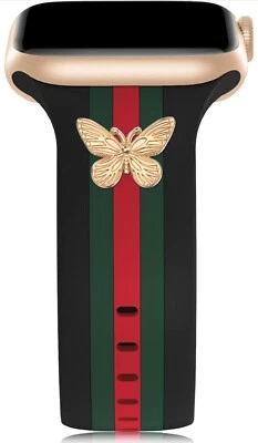 Designer Band with Charms Decor Compatible with Apple Watch Band 38mm 40mm 41mm - Image 1 of 4