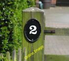Photo 6X4 The Number On The Gatepost Of 2 Crabtree Cottage Mowmacre Hill  C2013