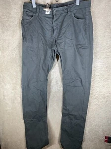 H&M Casual Formal Pants Size 36 Mens Grey Straight Leg - Picture 1 of 12