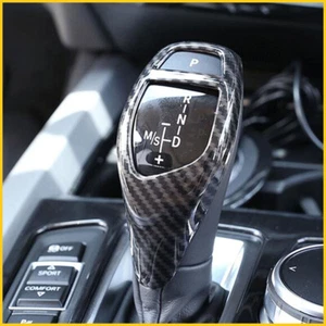 Gear Shift Knob Carbon Trim Cover Fiber For F32 BMW F36 F33 4-Series 2014-2019 - Picture 1 of 11