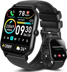 Aptkdoe Smart Watch, Fitness Tracker with Dail Calls Speaker, 1.85" TFT-Touch Sc - Photo 1 sur 7