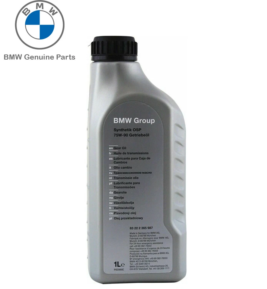 Genuine BMW Differential Fluid Oil Synthetic OSP 1L 75W-90 - Изображение 1 из 1
