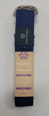 Correa de ejercicio de yoga Hugger Mugger de 8 pies azul marino Foto 1 de 3