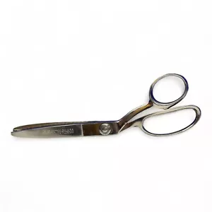 Vintage Wiss Steel Forged Pinking Shears Made In USA 9 Inch Long - Picture 1 of 7