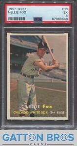 1957 Topps Nellie Fox #38 PSA 5 EX