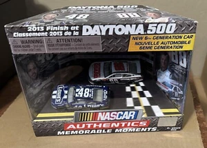 2013 Jimmie Johnson & Dale Earnhardt Jr Daytona 500 Win Finish 2 car set 1:64 - Picture 1 of 2
