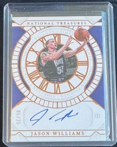 JASON WILLIAMS 2021-22 National Treasures Timeless Talent Auto #TTS-JWL /25 - Picture 1 of 2