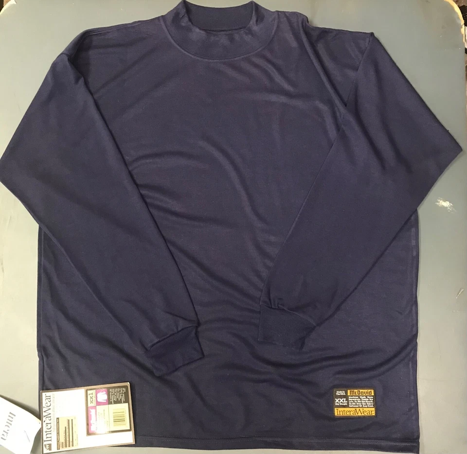 New McDavid Longsleeve Loosewear Shirt, Model 918, XXL Navy - Image 1 of 3