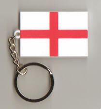 England St George Country Flag Soft PVC Keyring chain