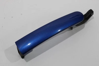 VW Polo Mk4 9N Exterior Door Handle Ravenna Blue LA5W 3B0837207 - Image 1 of 4