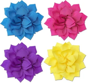 4Pz Collare per Cani Fiori per Cani di Piccola Taglia Fiore Charms Ragazza Collare Femmina... - Foto 1 di 7