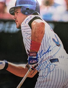 Mike Piazza Signed NY Mets Photo Numbered COA - Picture 1 of 2