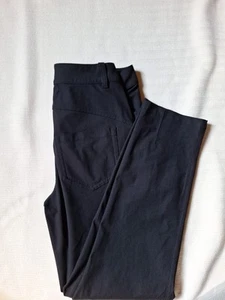 Lululemon Damen ABC Hose Tapered Fit Schwarz Stretch Größe 4 26" Innennaht - Bild 1 von 15