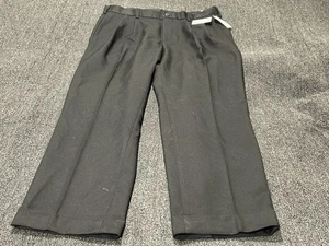 Pantalones Van Heusen Para Hombre 34x29 Negros Viajero Sin Hierro Clásicos Pantalones Preppy Nuevos con Etiquetas - Imagen 1 de 14