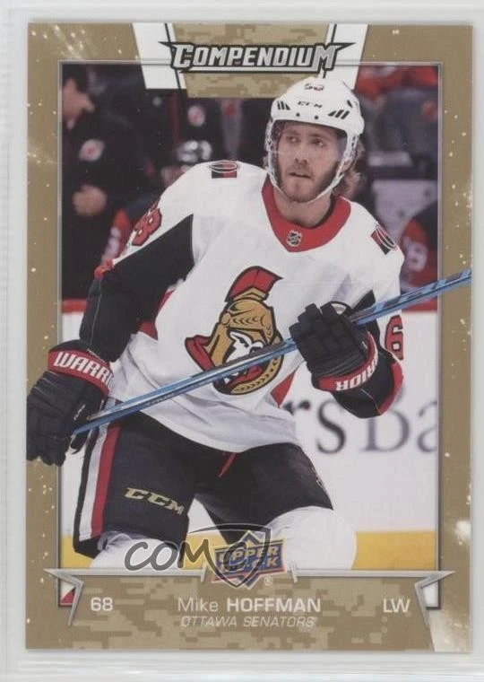 2017-18 Upper Deck Compendium Gold Mike Hoffman #754 - Image 1 of 2