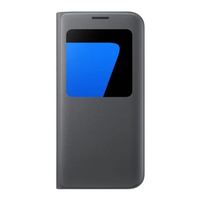 Custodia Flap per Galaxy S7 Edge con zona trasparente - Immagine 1 di 4