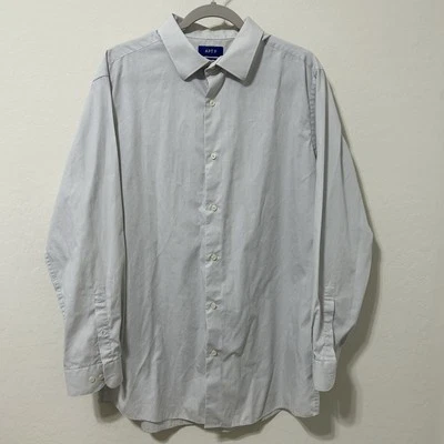 Apt. Hombre Camisa de vestir 9 ajustada de cuello extendido - Gris claro - XL 17-17,5 34/35 Foto 1 de 3