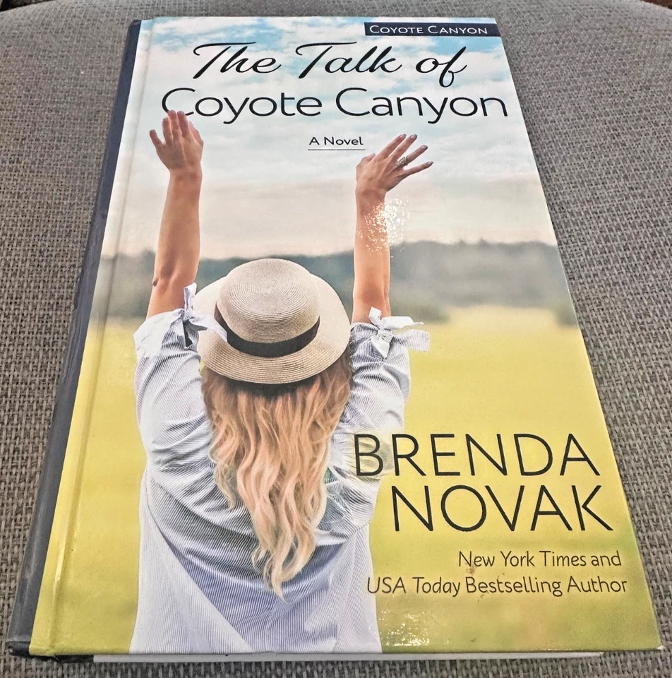 Talk of Coyote Canyon, Large Print, 2023, Novak, HC - Image 1 of 4